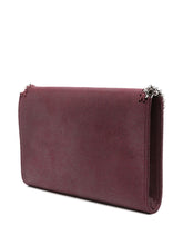 Stella McCartney Falabella Chain Foldover Clutch Bag Bordeaux