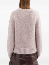 Jil Sander Plus Wool Crewneck Sweater in Light Pink Pink
