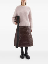 Jil Sander Plus Wool Crewneck Sweater in Light Pink Pink