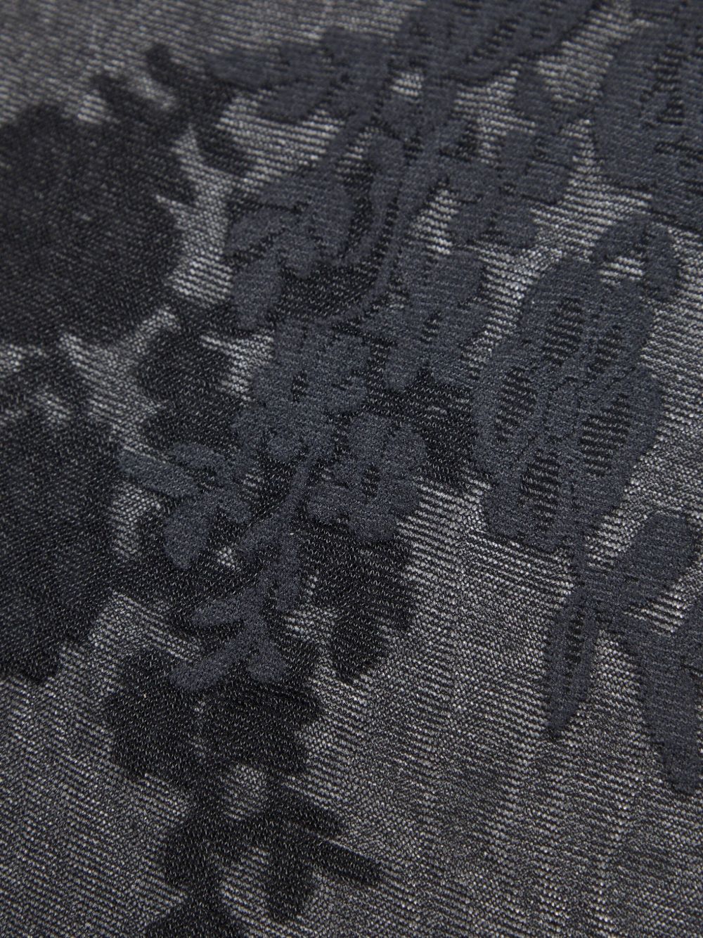 Valentino Floral Embroidered High-Waisted Black Lycra Tights Black