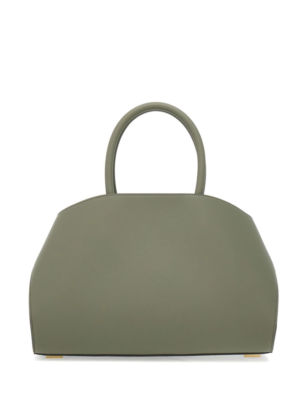 Ferragamo Hug Medium Grained Leather Shopper Bag Grey