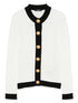 Balmain Two-tone cardigan White