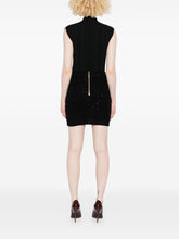 Balmain Tweed High-Rise Mini Skirt Black