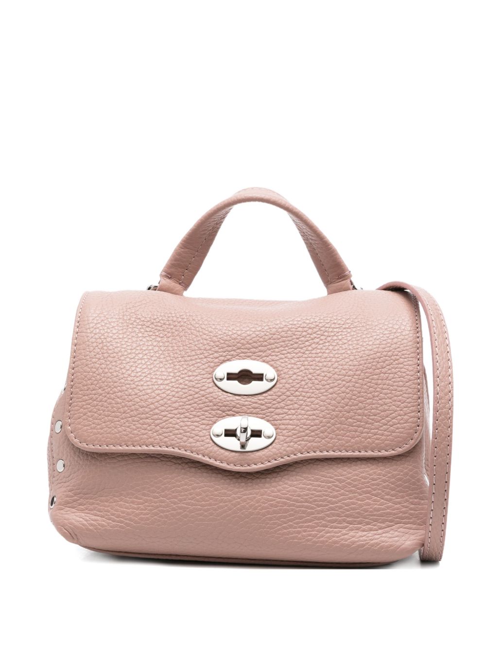 Zanellato Postina Daily Baby Leather Top Handle Bag Pink