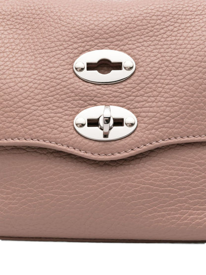 Zanellato Postina Daily Baby Leather Top Handle Bag Pink