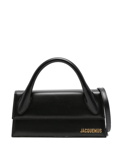 Jacquemus The Long Chiquito Leather Shoulder Bag Black
