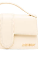 JACQUEMUS Le Grand Bambino Top Handle Calf Leather Tote Bag Ivory