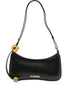 JACQUEMUS The Bisou Perle Embellished Black Shoulder Bag black