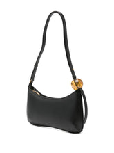 JACQUEMUS The Bisou Perle Embellished Black Shoulder Bag black