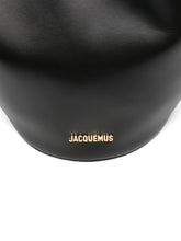 Jacquemus Le Petit Bambola Black Calf Leather Tote Bag Black