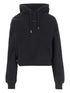Jacquemus Gros Grain Drawstring Cotton Hoodie Black