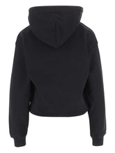 Jacquemus Gros Grain Drawstring Cotton Hoodie Black