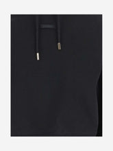 Jacquemus Gros Grain Drawstring Cotton Hoodie Black