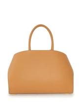 Ferragamo Hug Large Smooth Leather Shopper Bag Beige