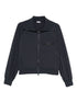Brunello Cucinelli Zip-Fastening Cotton Patch-Pocket Sweatshirt Blue