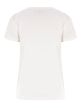 Valentino Cat-Face Appliqué Cotton T-Shirt Ivory