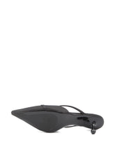 Jimmy Choo 50mm Sana Pearl-Embellished Satin Mules Black