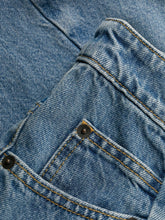 Maison Margiela Wide-Leg Décortiqué Denim Jeans Clear Blue