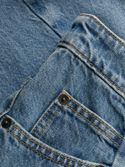 Maison Margiela Wide-Leg Décortiqué Denim Jeans Clear Blue