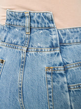 Maison Margiela Wide-Leg Décortiqué Denim Jeans Clear Blue