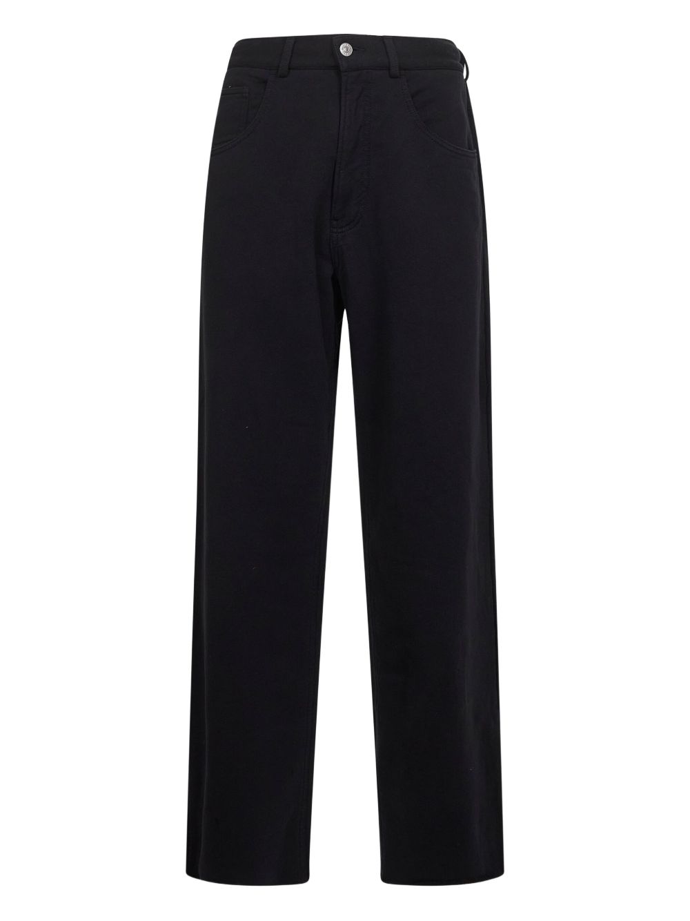 MM6 Maison Margiela Cotton Five-Pocket Tailored Trousers Black Black