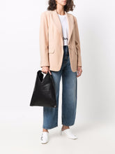 MM6 Maison Margiela Japanese Small Grained Calf Leather Handbag Black