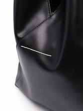 MM6 Maison Margiela Japanese Small Grained Calf Leather Handbag Black
