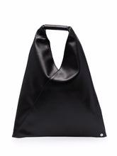MM6 Maison Margiela Japanese Small Grained Calf Leather Handbag Black
