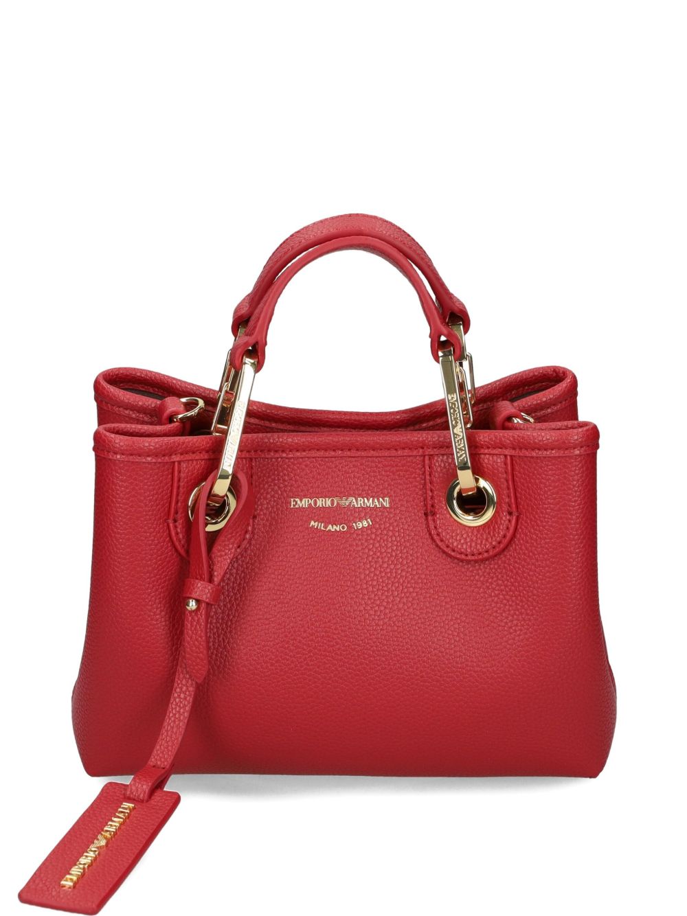 Emporio Armani MyEA XS Bordeaux Shopping Bag with Detachable Strap Bordeaux