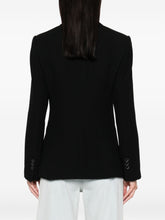 Emporio Armani Single-Breasted Black Blazer Jacket Black