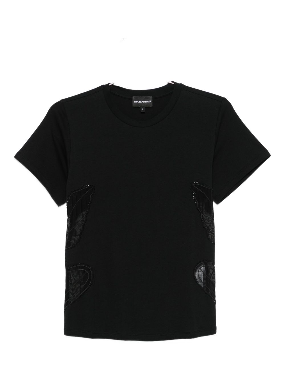 Emporio Armani Cotton Logo T-Shirt Black