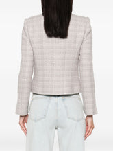 Emporio Armani Single-Breasted Wool-Blend Blazer Grey grey