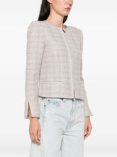 Emporio Armani Single-Breasted Wool-Blend Blazer Grey grey