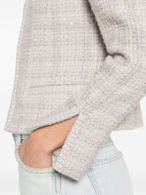 Emporio Armani Single-Breasted Wool-Blend Blazer Grey grey
