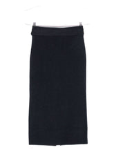 Emporio Armani Wool Midi Skirt Blue Blue