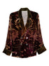 Pierre Louis Mascia Double-Breasted Wool Jacket in Bordeaux bordeaux