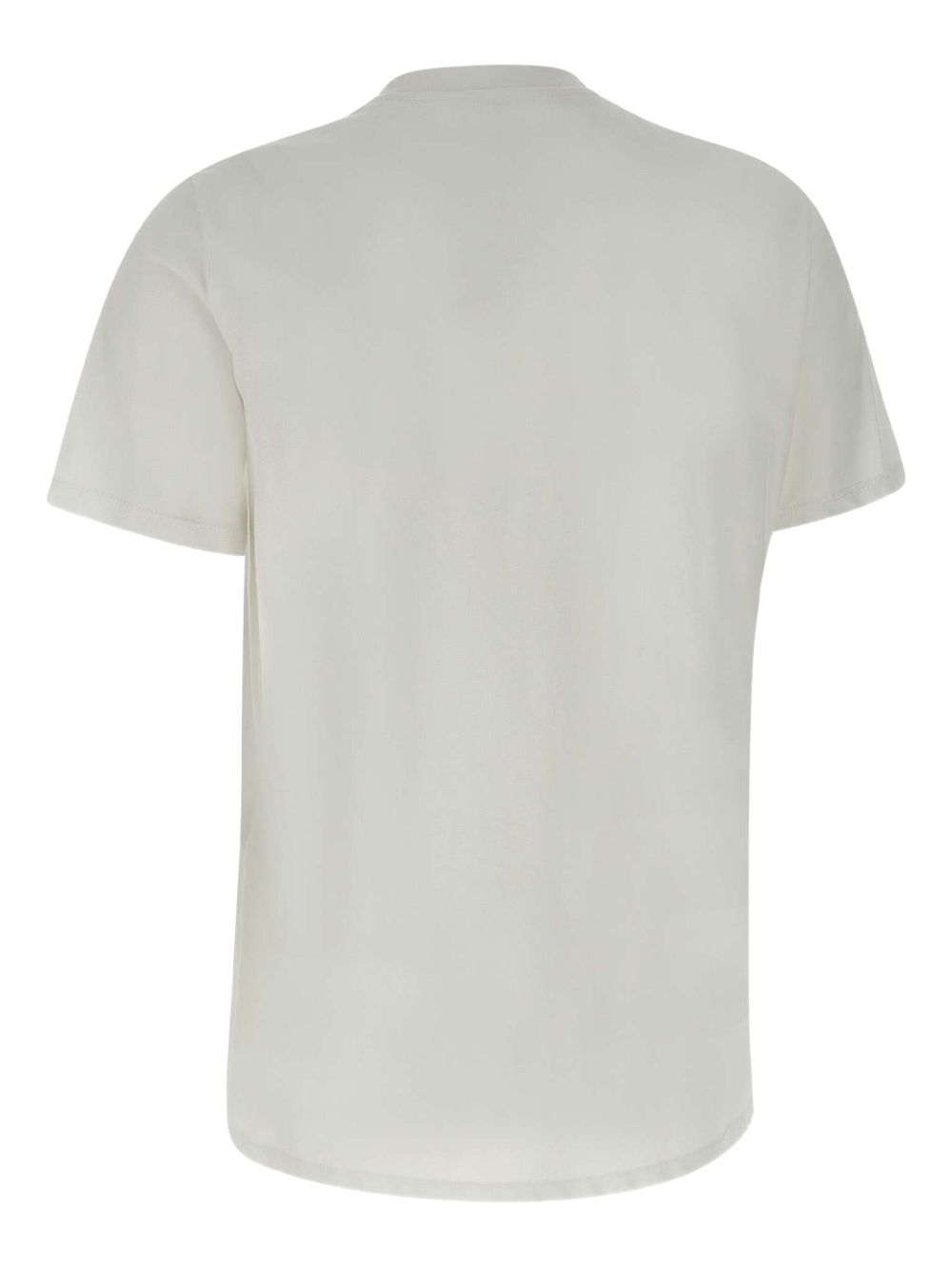 Elisabetta Franchi Cotton T-Shirt with Embossed Logo and Necklace White White