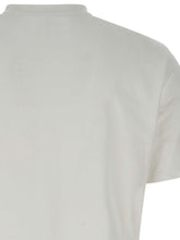 Elisabetta Franchi Cotton T-Shirt with Embossed Logo and Necklace White White
