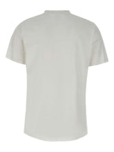Elisabetta Franchi Cotton T-Shirt with Embossed Logo and Necklace White White