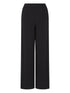 Emporio Armani High-Waisted Straight-Leg Trousers Black Black