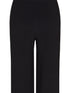 Emporio Armani Wide-Leg High-Waist Pleated Trousers Black black