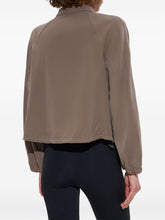 Emporio Armani Zip-Up Blouson Jacket with Oversized Pockets Dove Grey