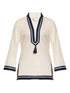 Tory Burch Cotton Tunic Dress Beige