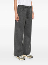 Brunello Cucinelli Wool-Blend Drawstring Trousers Grey Grey