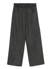 Brunello Cucinelli Wool-Blend Drawstring Trousers Grey Grey