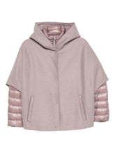 HERNO Quilted Hooded Puffer Jacket Pink