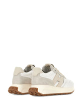 Hogan Pre H641 Leather and Suede Sneakers White White