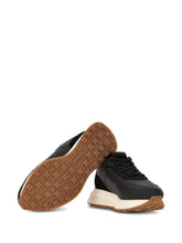 Hogan Pre H641 Leather Sneakers Black with Logo Patch Black