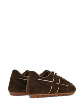 Hogan Pre Olympia Suede and Leather Sneakers Brown brown
