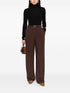 Elisabetta Franchi Ribbed Wool-Blend Turtleneck Sweater Black Black